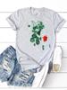 Print T-shirts Clothing Women 90s Sweet Lovely Cactus Trend T Clothes Short Sleeve Ladies Casual Fashion Female Graphic Tee