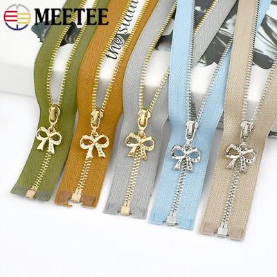 3Pcs Meetee 3# 15-70cm Metal Zippers Bag Clothes Sewing Zipper Closure Jacket Pocket Decor Zips Repair Kits DIY Accessories