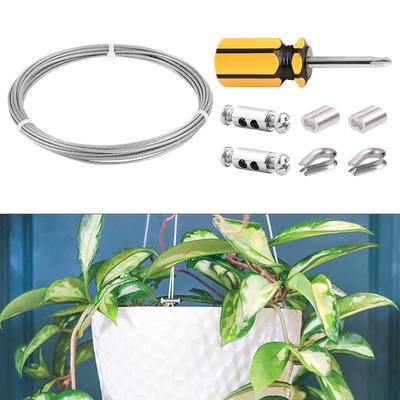 2mm Draht Seil Kabel Kits Foto Linie Tragen Beständig Kronleuchter Hängen Robust Multifunktionale für Hof