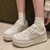 Mode 2024 Neue Damen Weiße Sneaker Mode Sommer Laufschuhe Dame PCasual Schnürschuhe Mode Zapatillas Mujer Plateauschuhe 35-40
