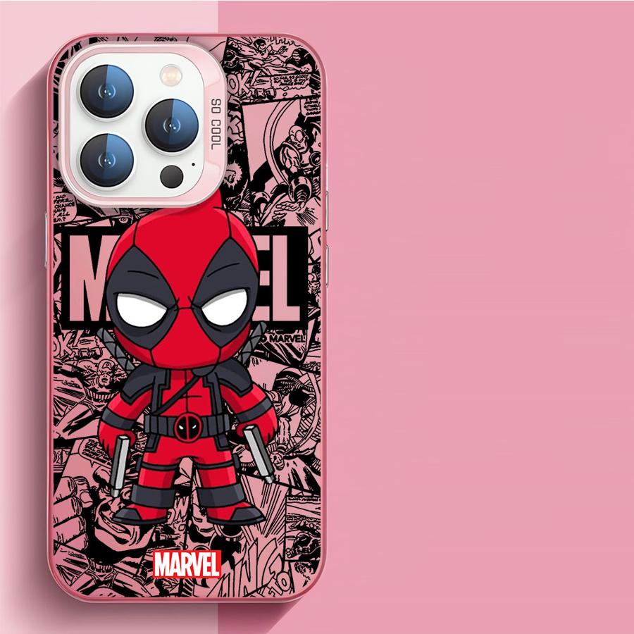 Marvel Groot Deadpool Hülle Handyhülle für Apple iPhone 15 Pro Max 16 Pro 14 Pro 13 12 11 Pro Max 14 Plus Schutzhülle Weiche Schale
