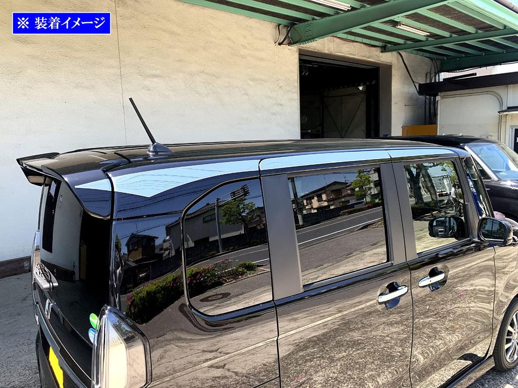 BRIGHTZ Custom Ultra Mirror Finish Stainless Steel Plated Roof Garnish for JF NBOX Custom N-BOX JF3/JF4 (8 Pieces) [ROOF-MOL-003] F3/F4/3/4 N-BOX