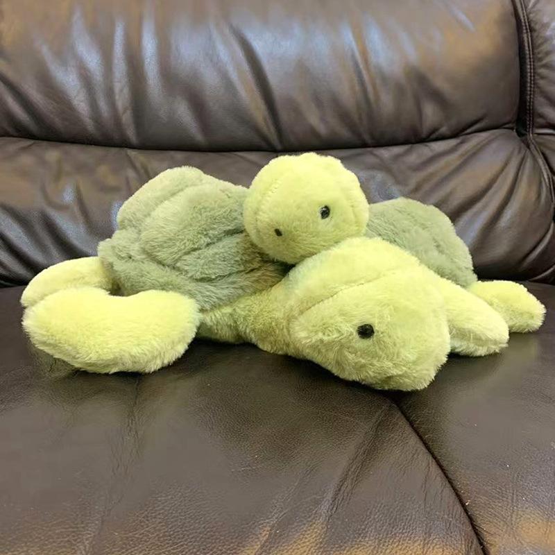 Cute Soft Little Turtle Male Plush Toy Green Turtle Doll Children's Company Soothing Doll