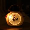 Children's Bedside Luminous Sweeping and Silently Walking On Second Bedside Cartoon Astronaut Ringing Alarm Clock