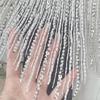 Blingbling Collar Patches Sew on Bannner Repair For Clothing Appliques Patches Jeweled Patches Sew On Craft