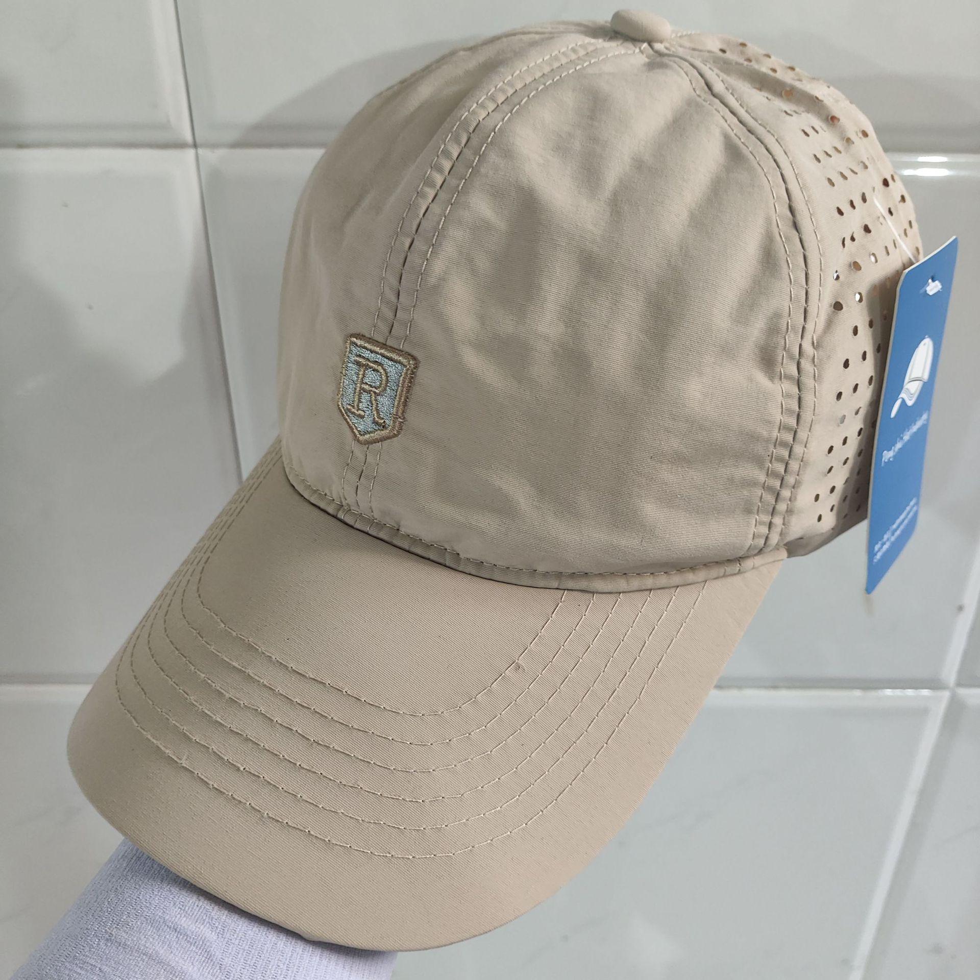 

Быстросохнущая летняя дышащая бейсболка с широкими загнутыми полями, открывающими лицо, маленькая быстросохнущая шляпа, универсальная кепка с буквой R, солнцезащитный кепка Adjustable