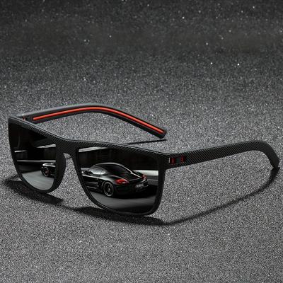 Modna Dekoracja Paznokci Kwadratowe Polarized Okulary Przeciwsłoneczne Vintage Mężczyźni Kobiety Markowe Projektant Okulary Przeciwsłoneczne Jazda Wędkowanie Ochrona UV400
