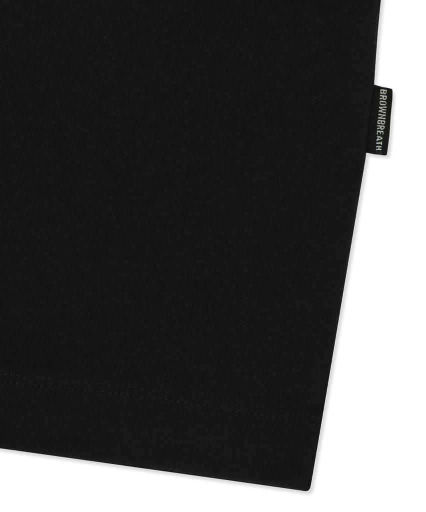 BROWNBREATH Surfing Board Tag Tee - Charcoal
