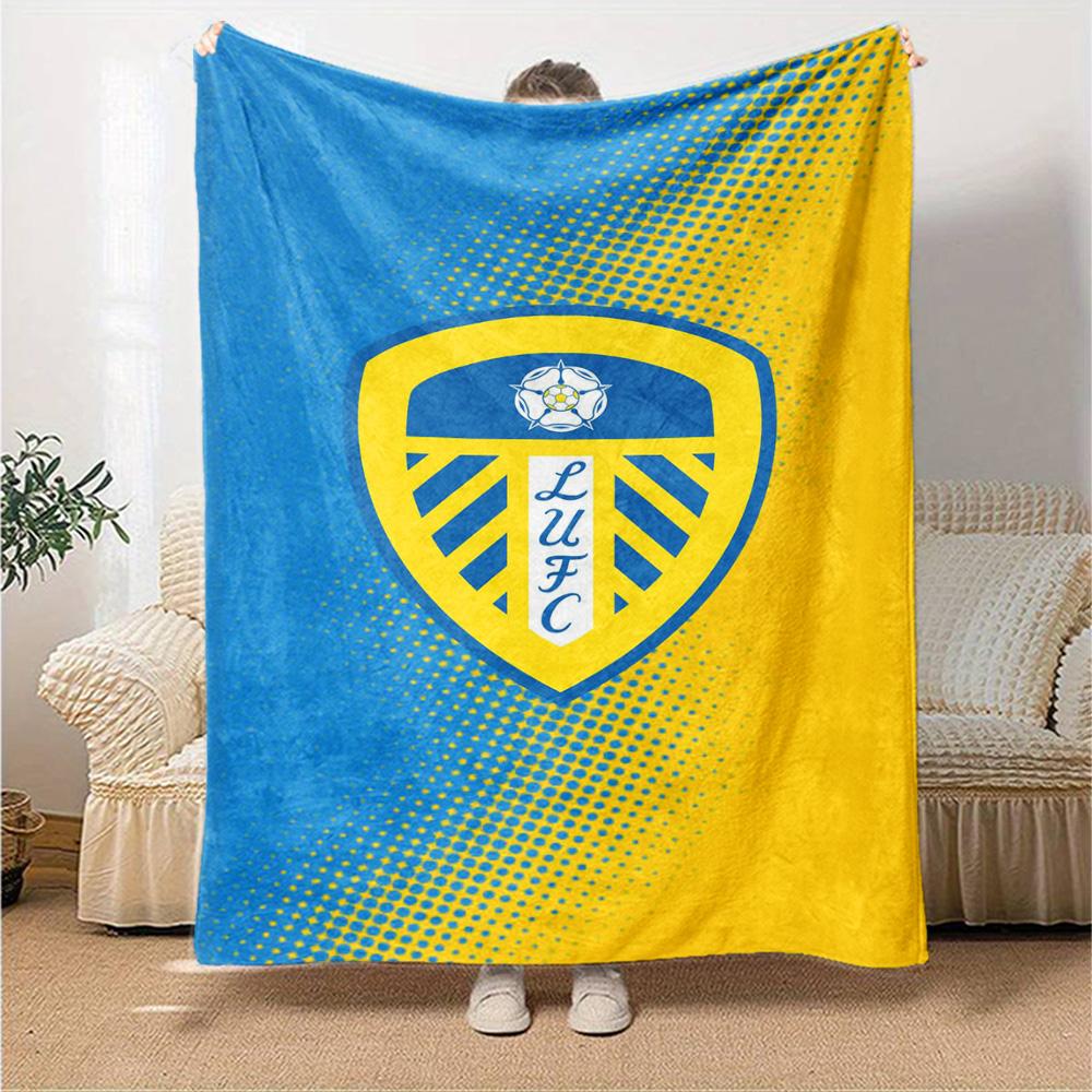 LUFC Print Flannel Blanket High Quality Warm Comfortable Cover for All Seasons Perfect for Gifts Home Decor