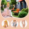 1/64 Miniature Figure Mini People Figurine Standing Blonde Beauty Painted for Photography Diorama