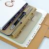 5sheets 6 Holes Notebooks Tabbed  Paper Writing Pads Scrapbook Index Tabs Planner Divider Pages