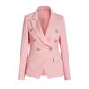 New double-breasted suit solid-color suit multi-color slim-fitting and thin temperament blazer women