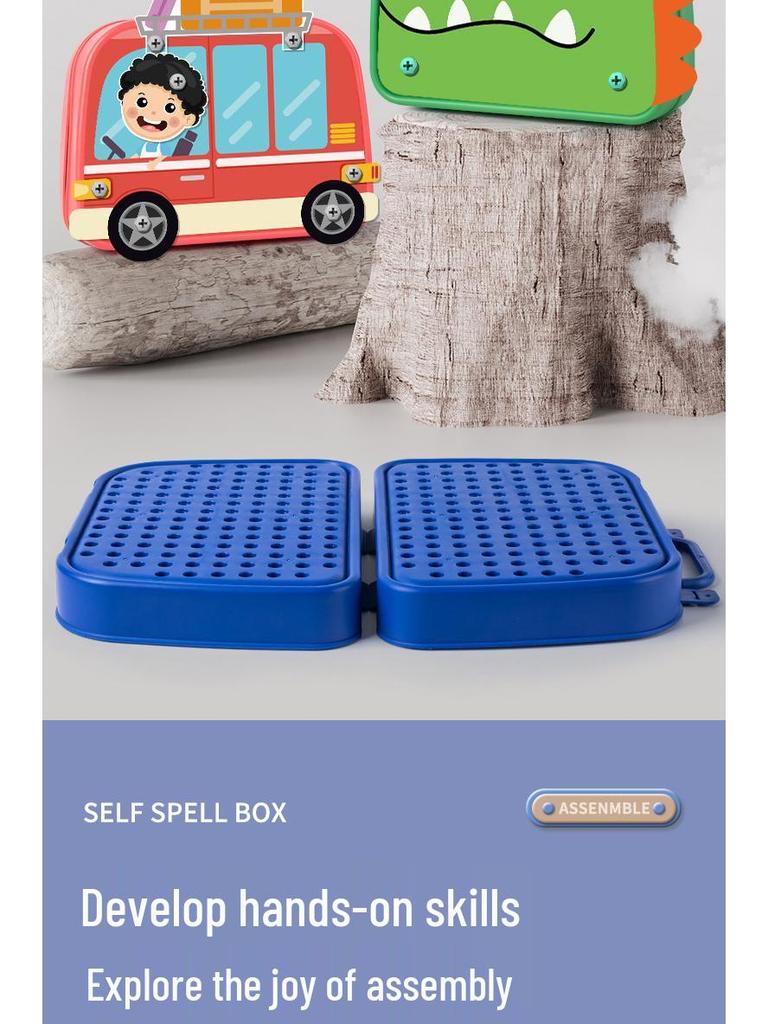 Kids' Electric Drill DIY Toolbox: Educational Screw-Tightening & Repair Toy for Boys and Girls