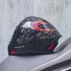 LVS motorcycle off-road helmet racing double lens flip open helmet DOT