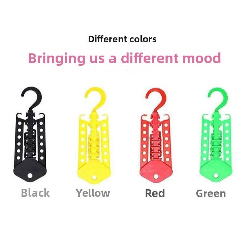 Creative Magic Color Clothes Hanger With Multifunction Design For Home Storage