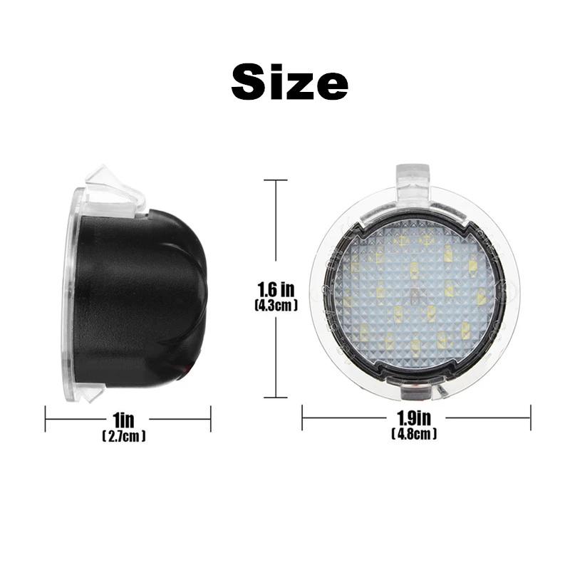 2Pcs Carro LED Sob Espelho Lateral Luzes de Poça para Ford Mondeo 5 Taurus F-150 Edge Fusion Flex Explorer Expedition Raptor Mustang