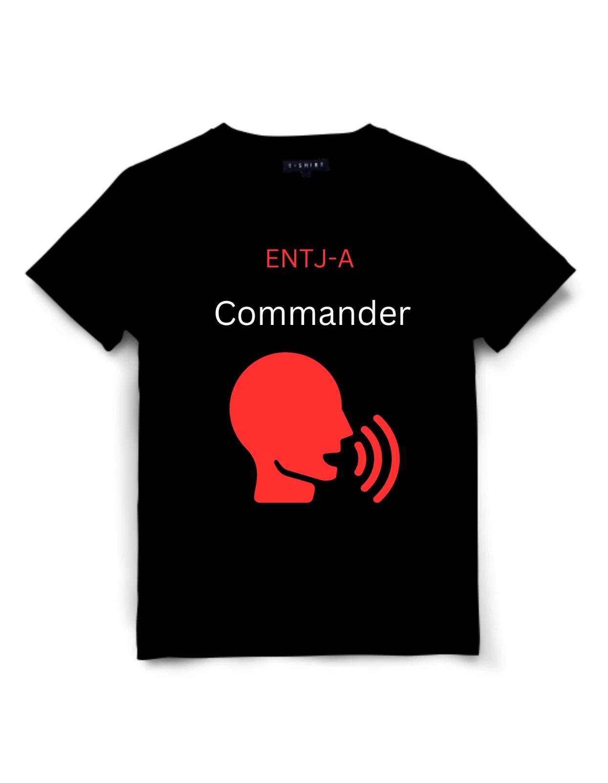 

ENTJ-A Commander Personality Type T-Shirt Design Unisex Jersey Short Sleeve Tee L