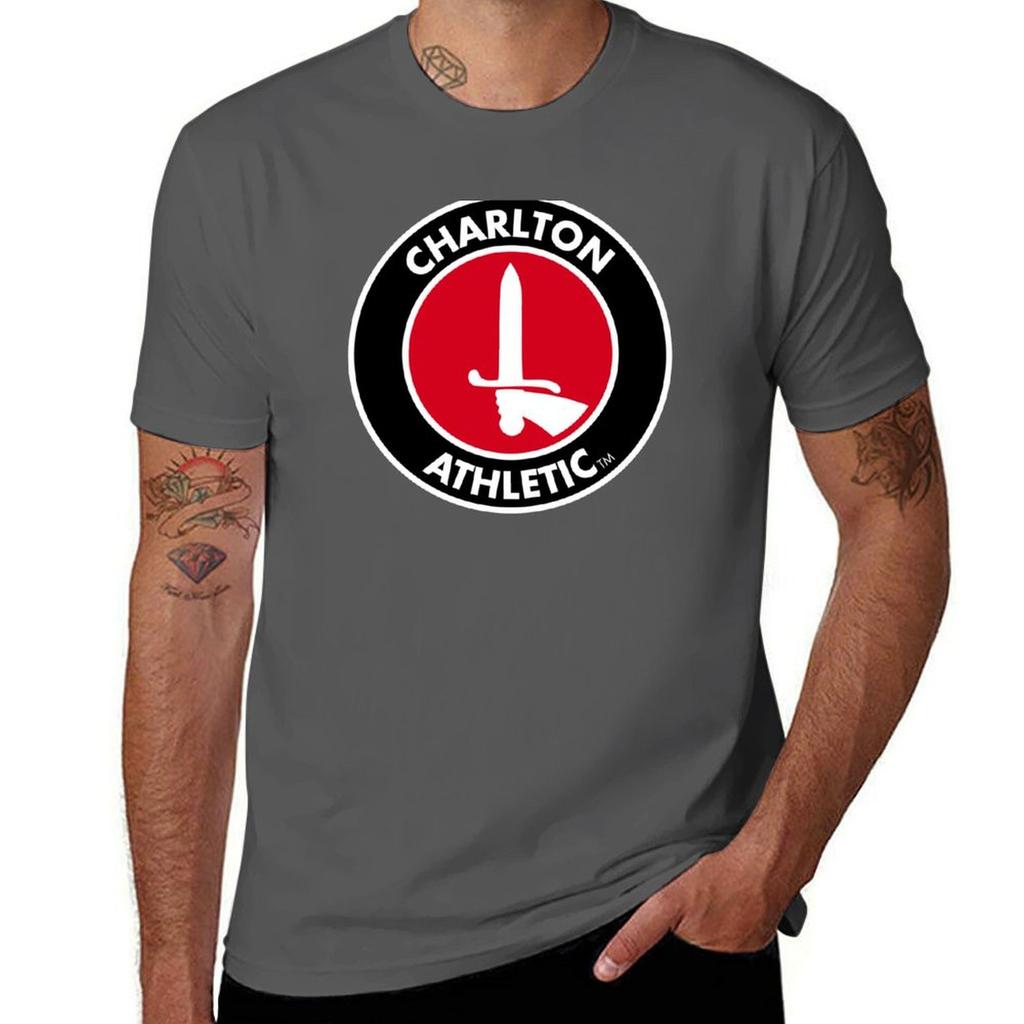 The Charlton Athletic F.C.. Tričko prosté celní estetické oblečení pánská grafická trička anime