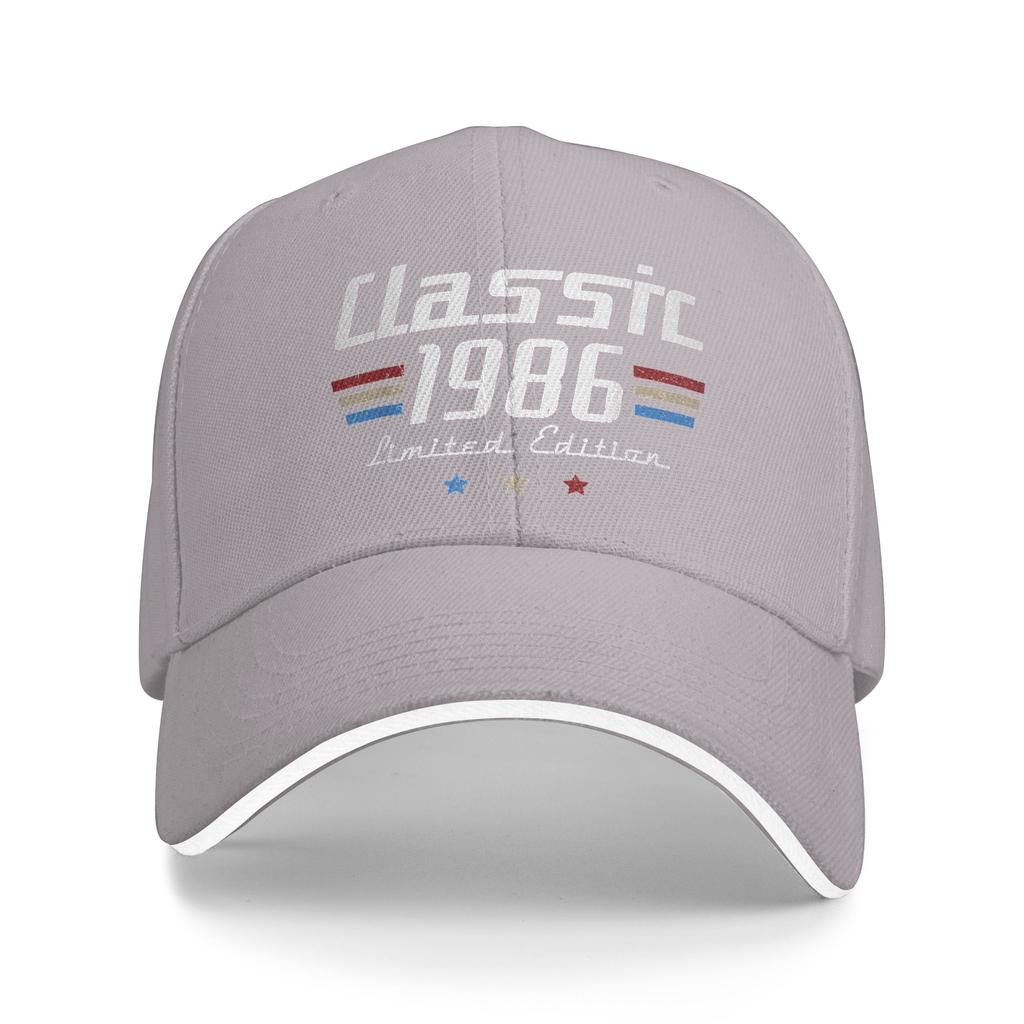 40 Year Old Gifts Vintage Classic 1986 40th Birthday Casual Baseball Cap  Tennis Skate Hip Hop Hats Summer Men Baseball Caps