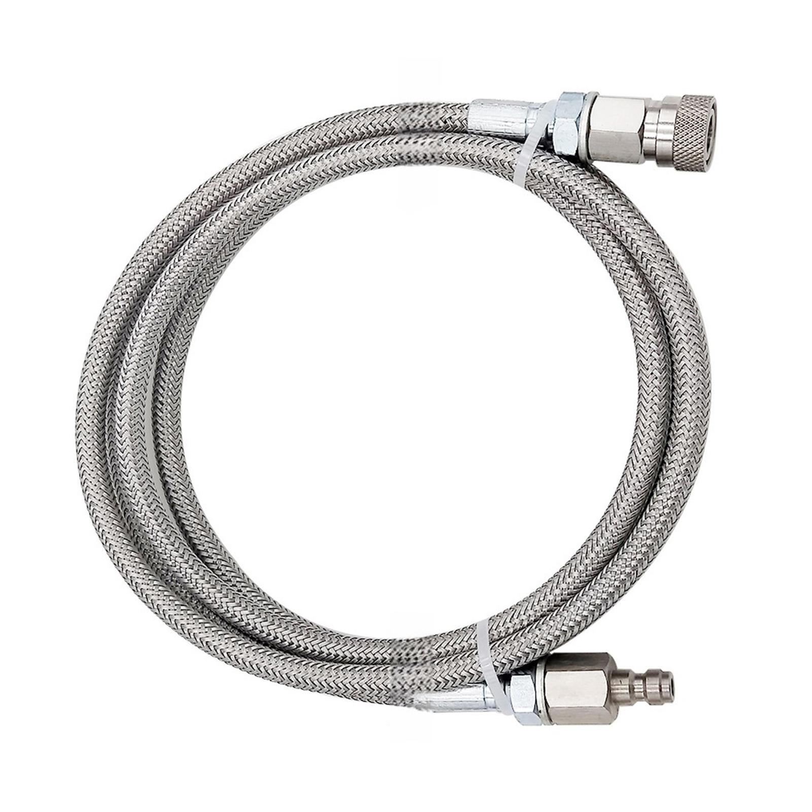 

Набір перехідників для шланга CO2 для содової води Універсальний зовнішній перехідник CGA320 для шланга CO2 для содової води Просте встановлення для домашнього та вуличного використання B