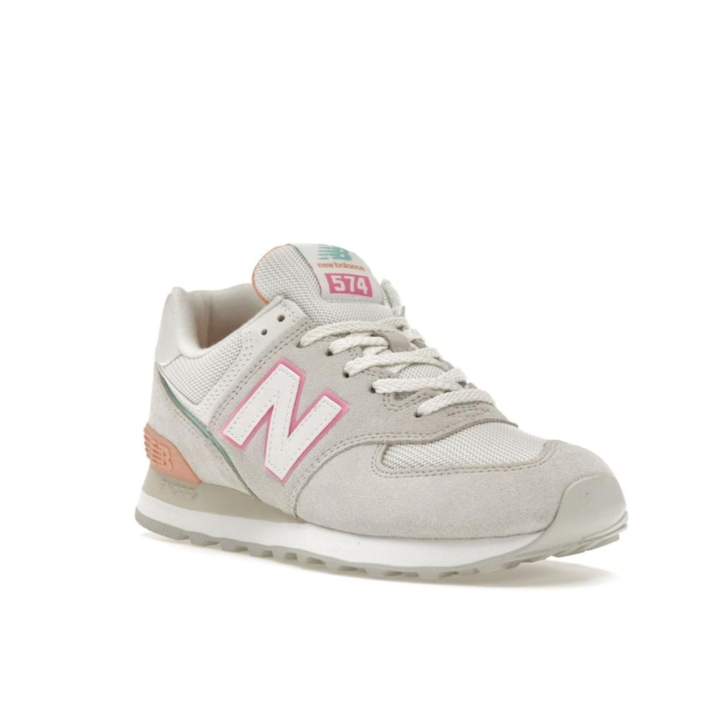 New Balance 574 Nimbus Cloud Peach Glaze Dámské Tenisky Šedá WL574CJ2