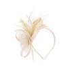 Tylová květinová čelenka do vlasů pro ženy Elegantní péřová čelenka ve stylu 20. let Protiskluzový flapper fascinátor Čelenka pro formální událost