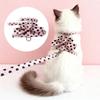 Polka Dot Pet Vest Harness Bowknot Puppy Collar Leash Cute Pet Traction Rope  Pet