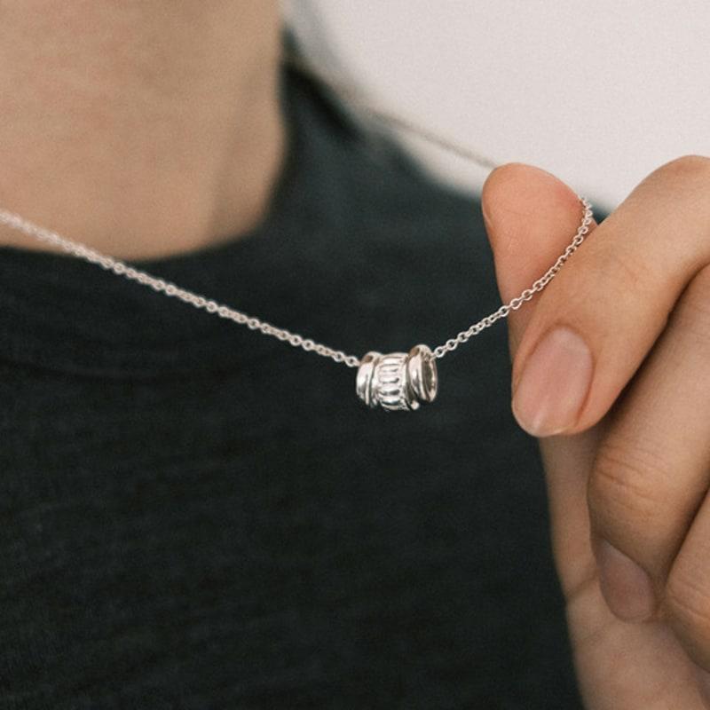 

MaggieKim DOUBLE VERA ETERNITY NECKLACE SILVER