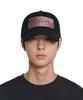 Nomaenyueol Sign Patched Corduroy Ball Cap - Black
