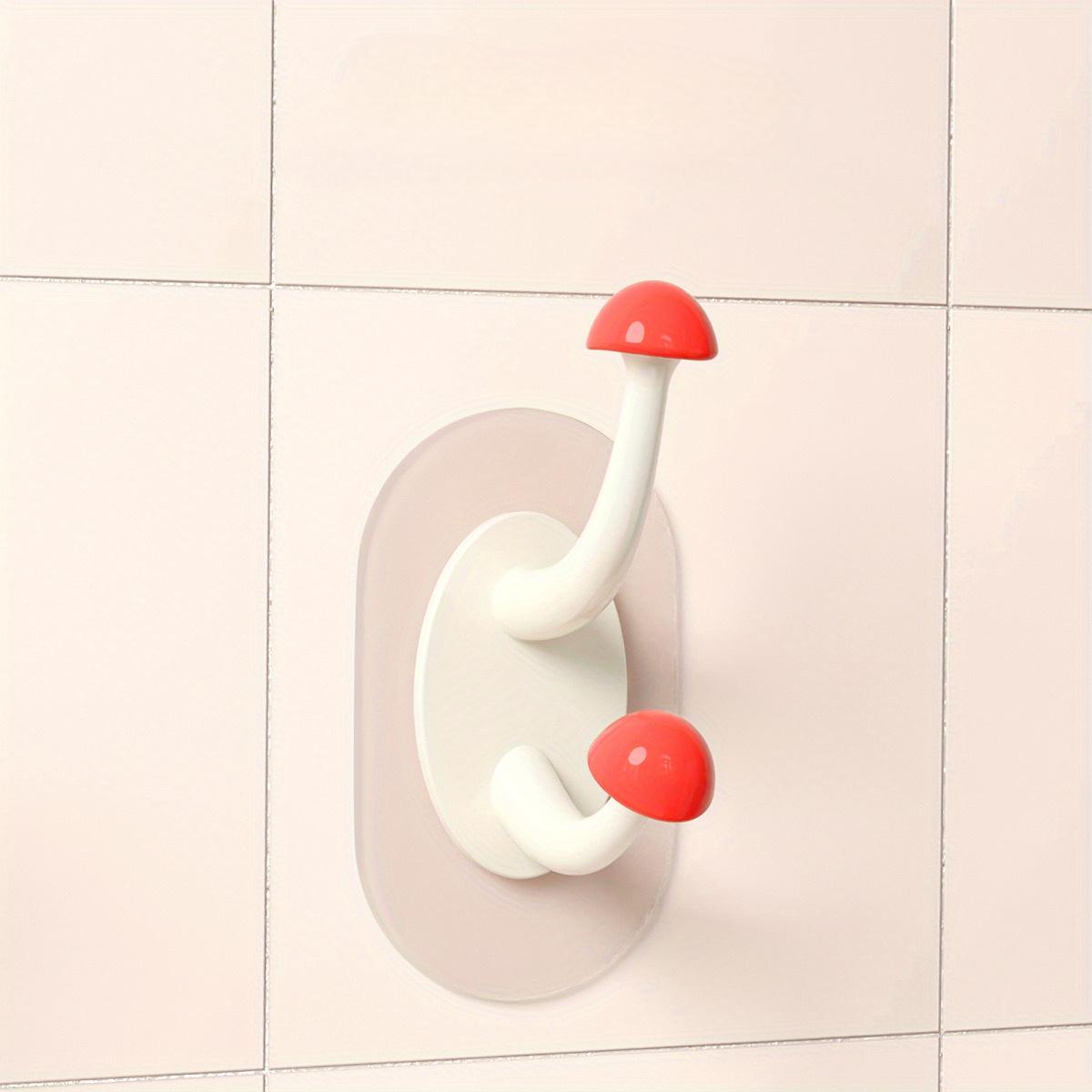 

Весна и ЛетоМилые и Красочные Клейкие Настенные Крючки Bamide в Форме Грибов - Без Сверления, Не Отслаиваются, Высокая Грузоподъемность