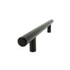 10 X Furniture Handle Railing 128 Mm Black