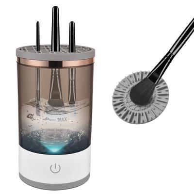 Kosmetikpinselreiniger – USB-betriebener, automatisch rotierender elektrischer Make-up-Pinselreiniger mit Pinsel