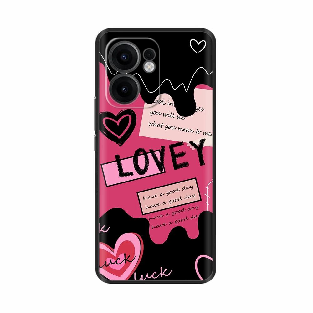 Phone Case For Oppo Reno13 F Case Cute Anime Cartoon Soft Liquid Silicone Coque For OPPO Reno13 FS Case RENO13F CPH2699 Fundas