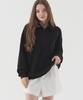 PIANER Comfortable Oversized Half-Zip Collared Knit (Black)