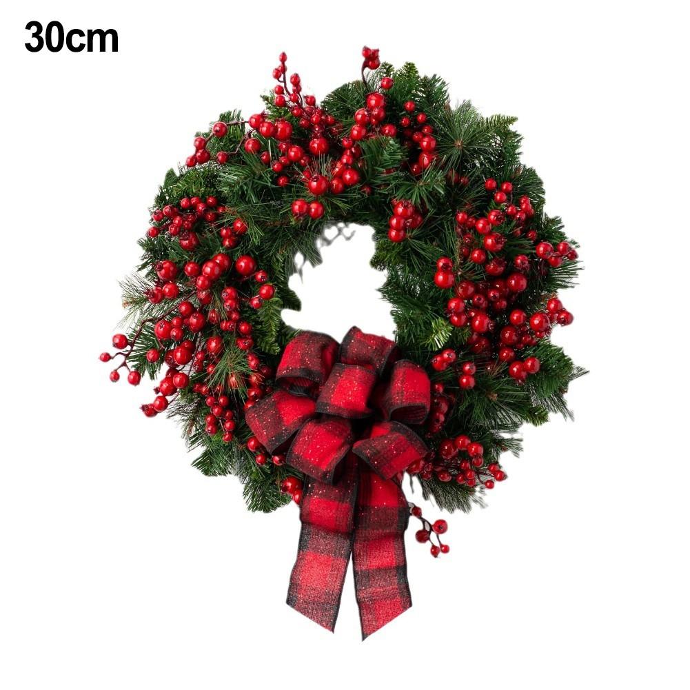 30cm Size Christmas Wreath Holly Berry Decor 40cm Size