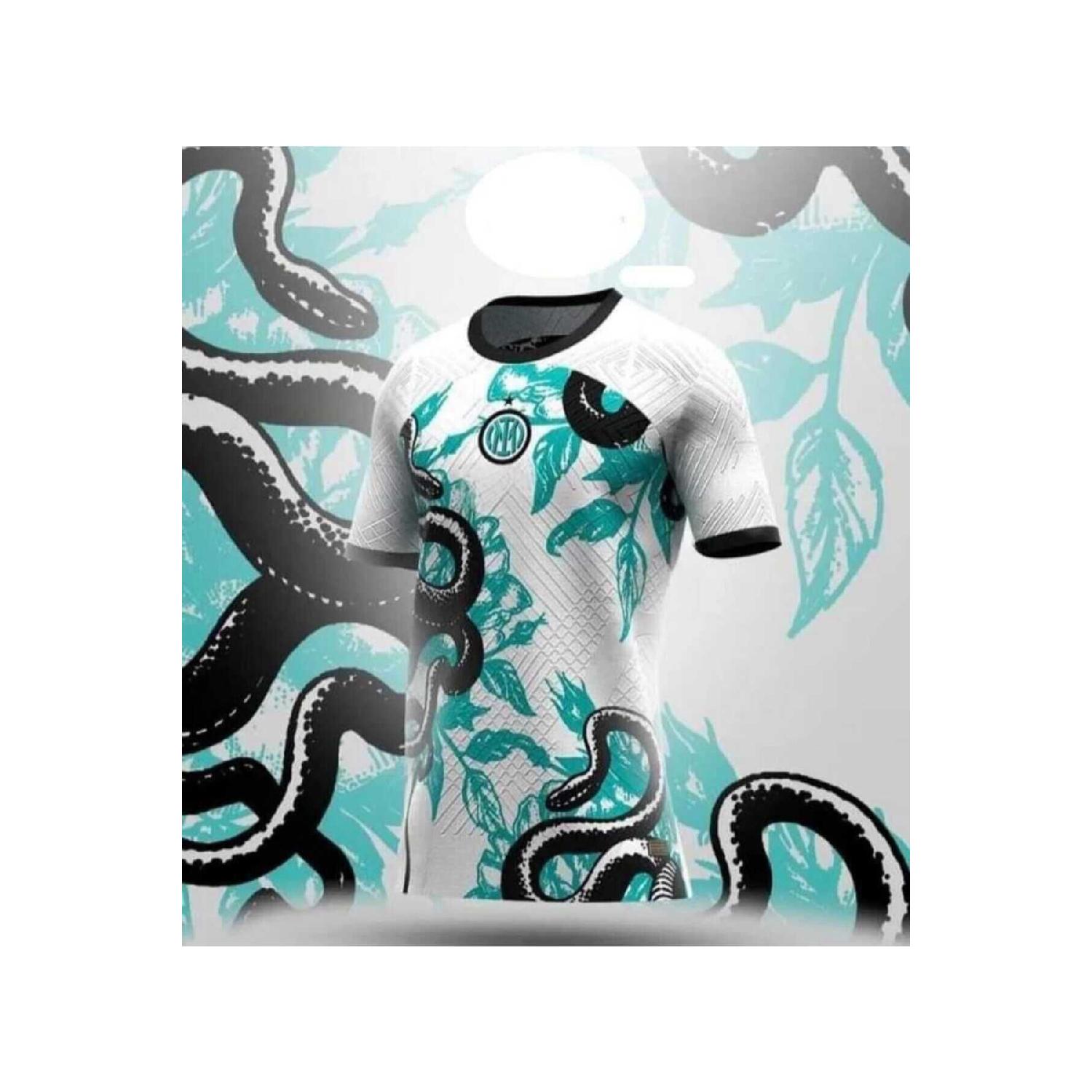 

Inter 2021/22 Season Snake Pattern Blank Uniform Special Concept Jersey M белый