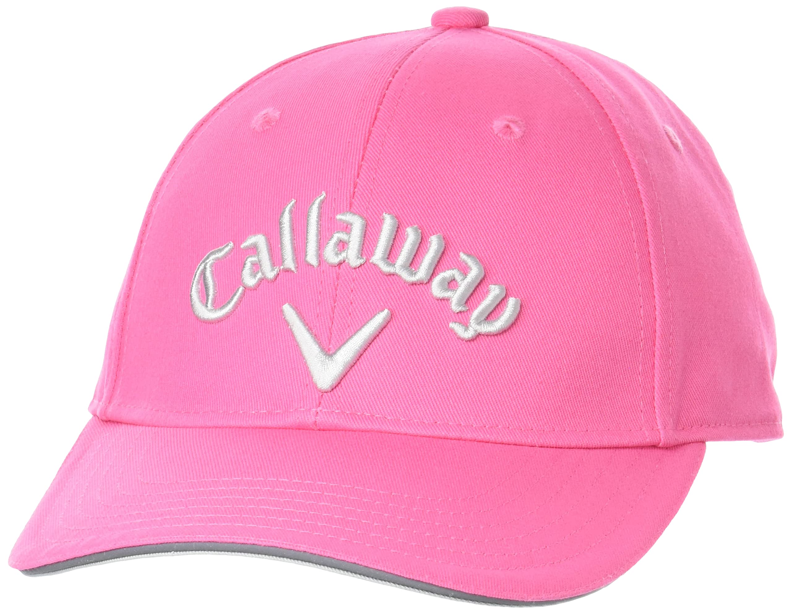 

Callaway Классическая кепка из хлопкового твила Головной убор для гольфа C22990203 FR Женская (Регулируемый размер) / / 1091_Розовый