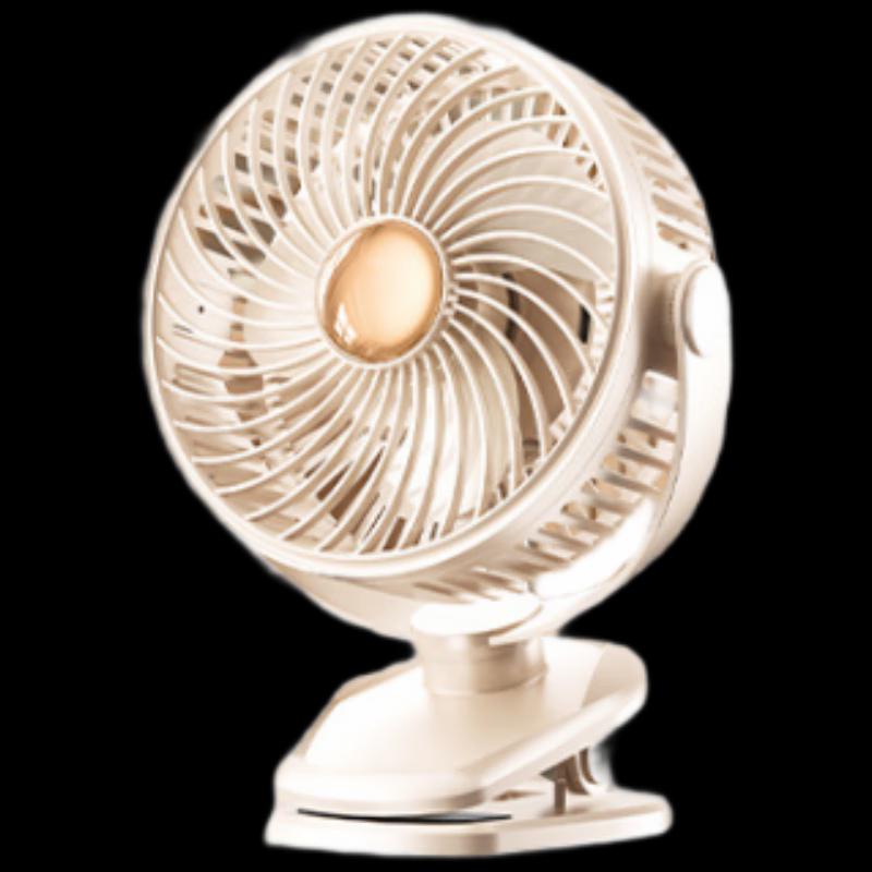 Li Shen Rechargeable Silent Clip-on Desk Fan