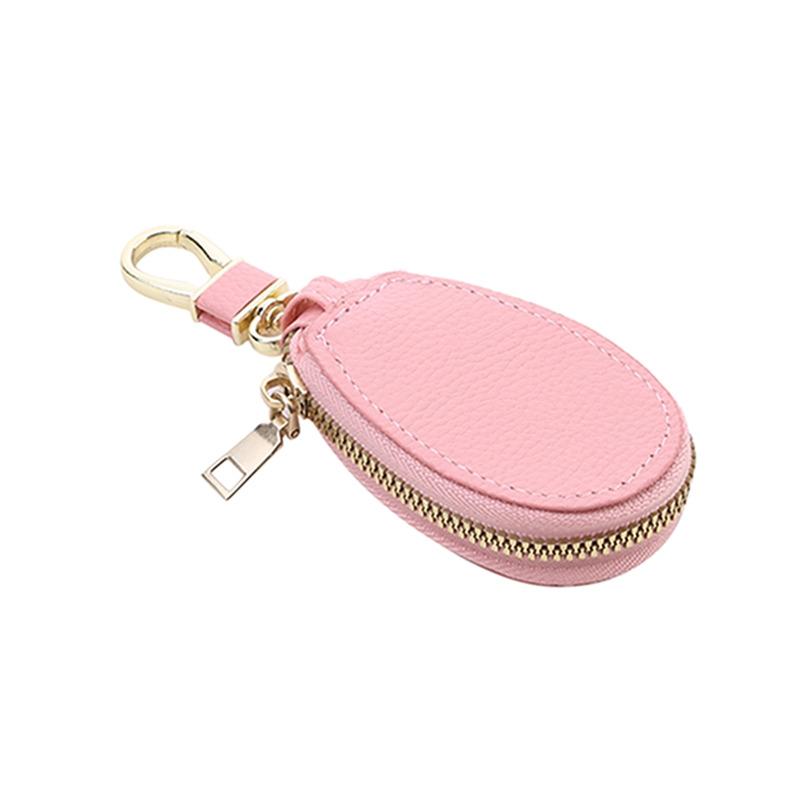 Car Key Wallets Women Couples Zipper Door Keys Storage Mini Portable Multi-function Simple Solid Protection Classic Unisex