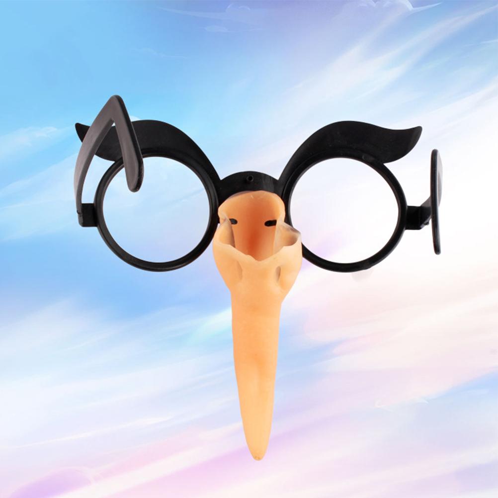 Halloween Party Glasses Witch Nose Glasses Fancy Dress Funny Eye Glass Frame Witch Cosplay Props