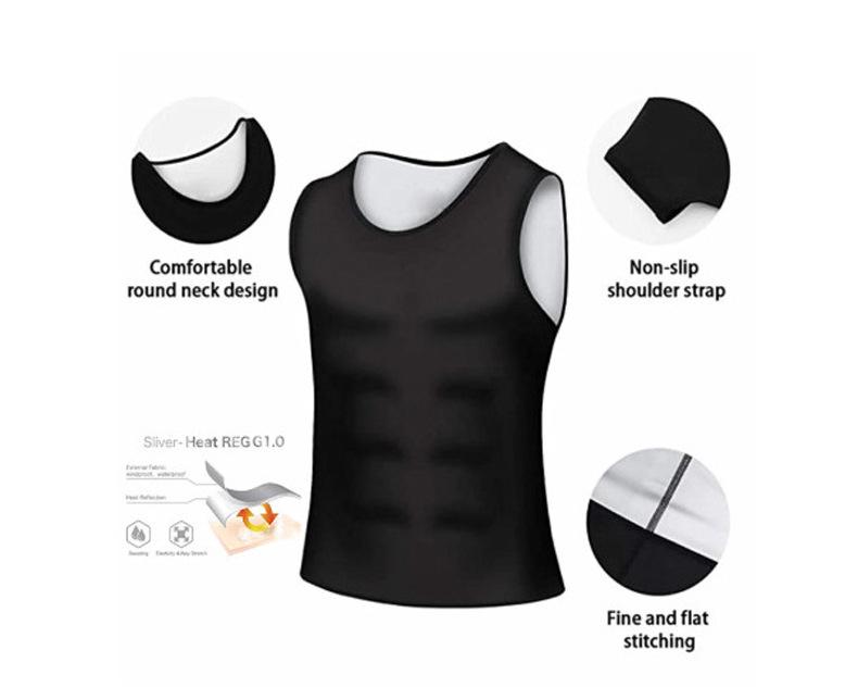 Unisex Sauna Sweat Vest: Slimming, Shaping, and Fat Burning Fitness Top