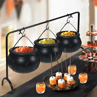 3/9Pcs Halloween Decoration Witch Candy Bowls Indoor Homes Kitchen Party Decoration with Rack Halloween Festival Ornaments