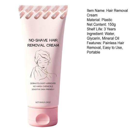1/2Pcs 150g Hair Removal Cream Natural Gentle Fast Acting Moisturizing Full Body Arm Leg Underarms Facial Hair Remover Depilatory Cream