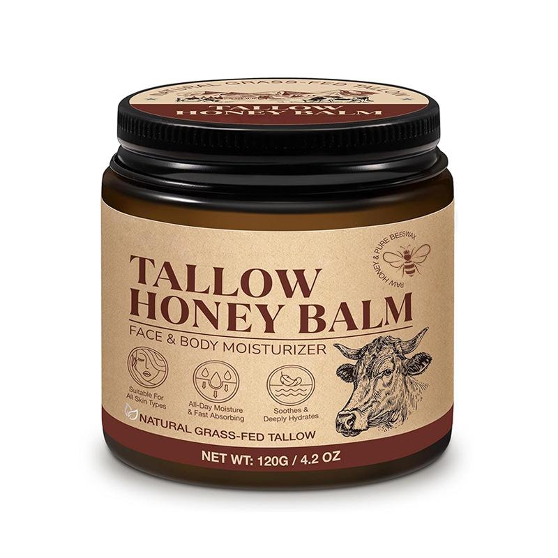 

Медовый Говяжий Крем Говяжий Крем Увлажняющий и Питательный Твердый Говяжий Крем 1PCS