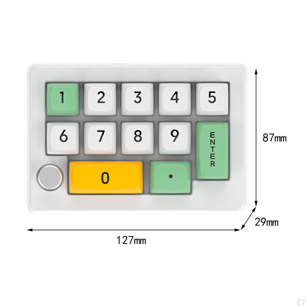 Tastiera Pad Programmazione Monomanuale Laboratori Musica Asse Meccanico Gaming