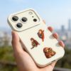 60Pcs Punch Monkey Cartoon Vinyl Sticker Set Fun Inspirational Waterproof Decals for Laptops Water Bottles Luggage Fun Expression Stickers
