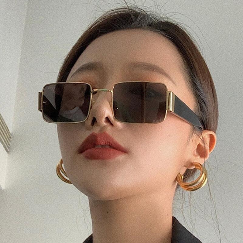 Sunglasses Women's Retro New Style Sunglasses Korean Version Trend INS Sunglasses for Women's Sunglasses Men's Sunglasses