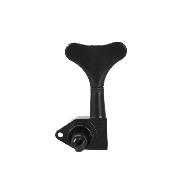 4Pcs Bass Machine Head Knobs Sealed Tuning Key Black Bass String Tuning Peg for 4 String Bass Instruments Enduring