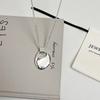 Women Ins Style Light Luxury Long Saddle Pendant Sweater Necklace