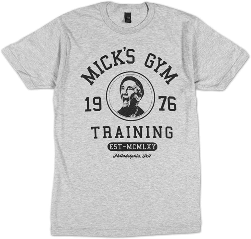 Rocky Mick s Gym Training 1976 Distressed Heather Gray T-Shirt Tee XXL серый